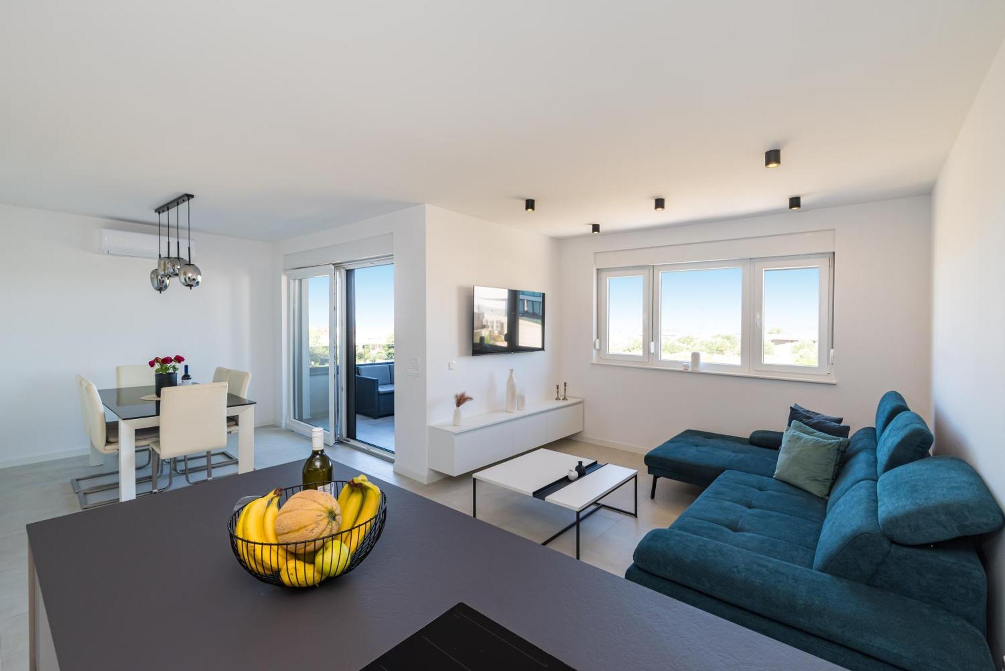 Appartement Skyline Luxe à Zadar Extérieur photo