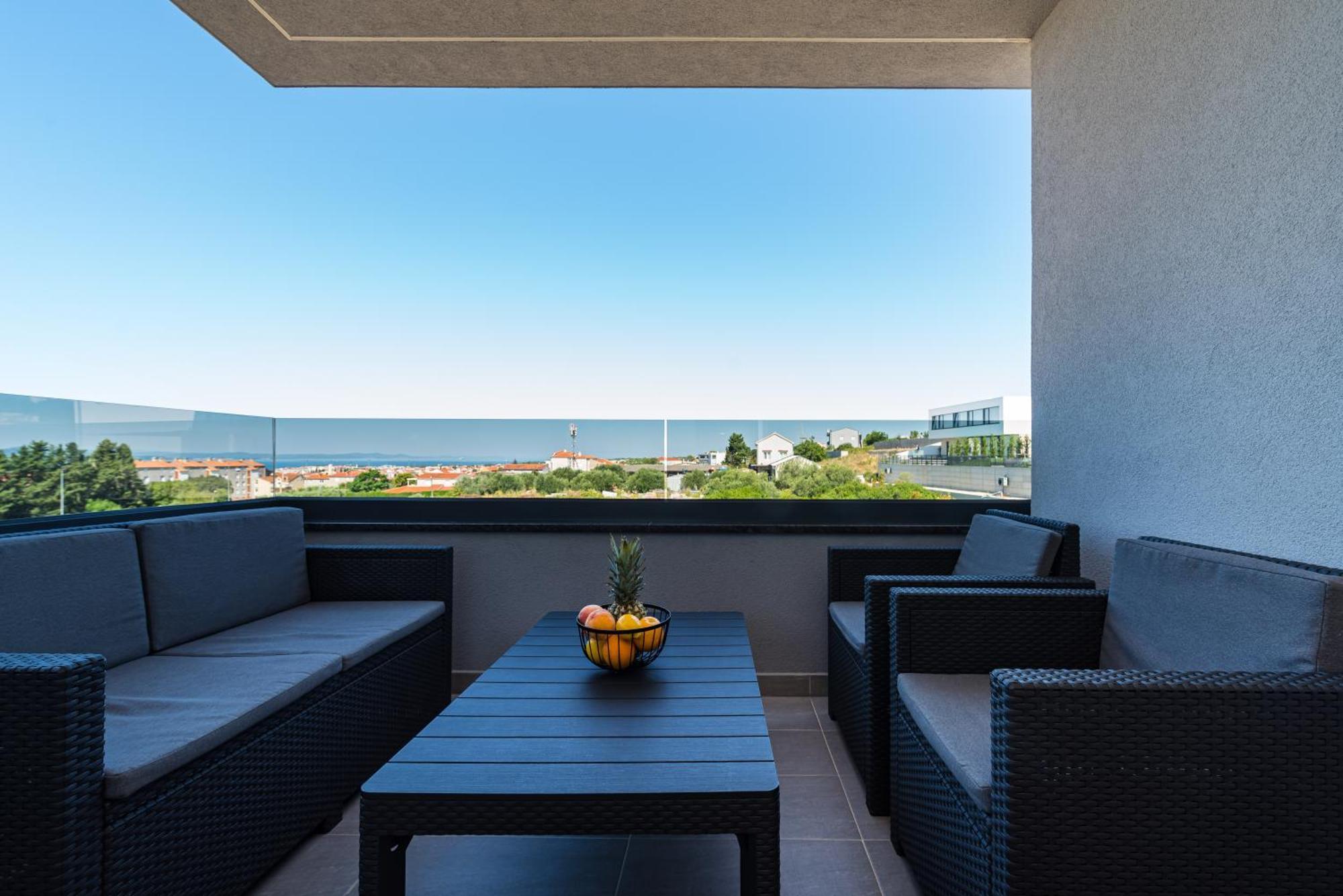 Appartement Skyline Luxe à Zadar Extérieur photo