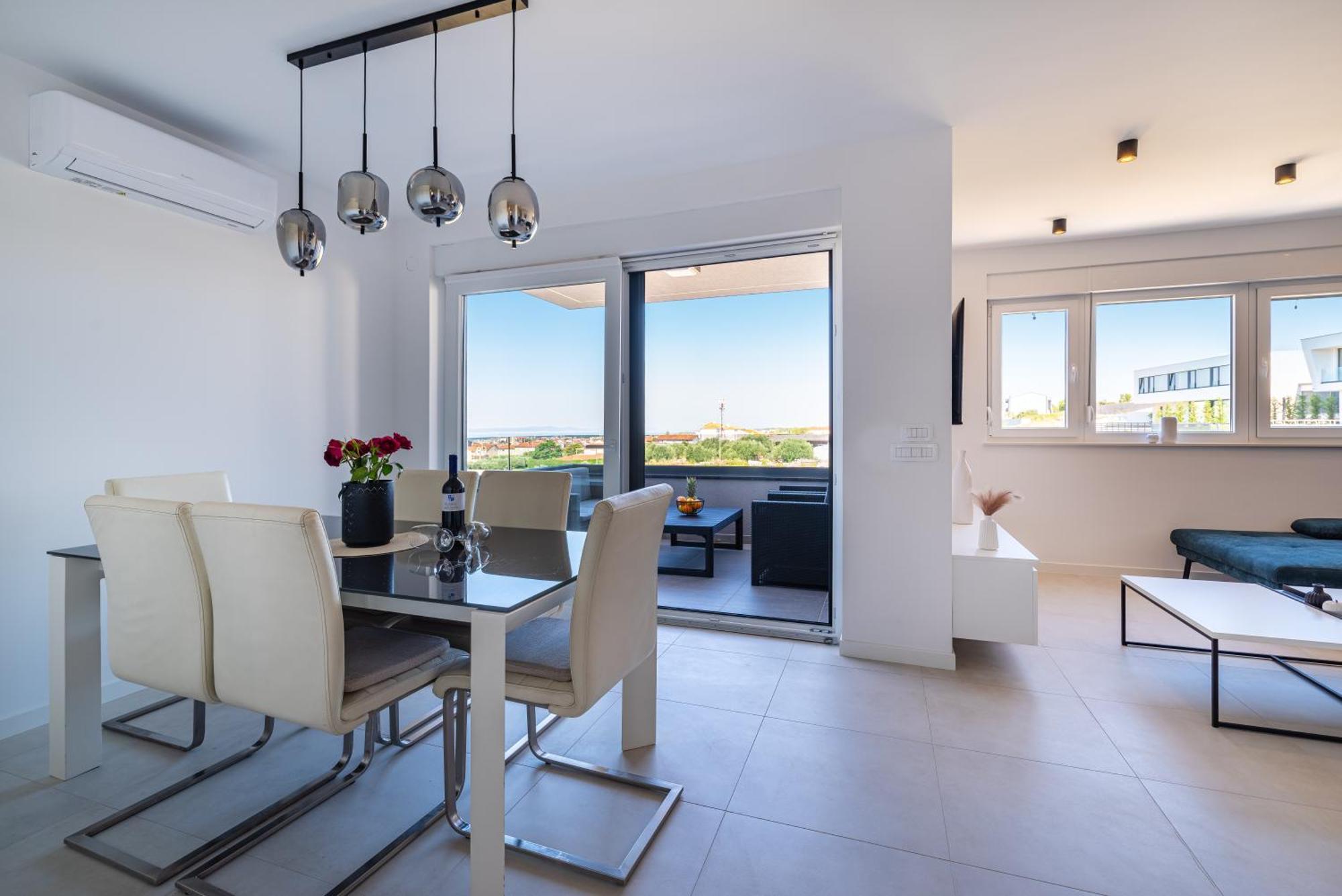 Appartement Skyline Luxe à Zadar Extérieur photo